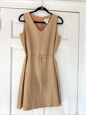 Oscar de la Renta Striped Mini Dress Size 10